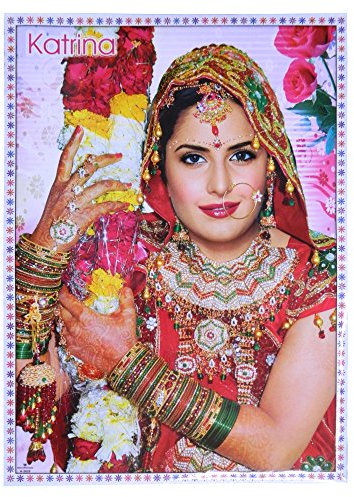 IB Poster Katrina Kaif Blumen 75 x 50 cm Bollywood Star Schauspielerin Hochglanzpapier Bild