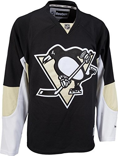 Reebok NHL Eishockey Trikot Jersey Premier Pittsburgh Penguins Black blank (L)