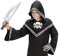 NET TOYS Blutiges Messer Blutmesser rot-hautfarbend Zombie Waffe Blut Beil Halloween Zubehör Halloweenwaffe