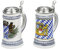 Domex 25634 Bierseidel 'Euler' 0,5l mit Zinndeckel & Bayernwappen (Modell zufällig), Stück:2 Stück