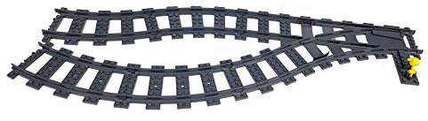 Lego Circuit de train urbain pour système RC 1 interrupteur et 17 rails incurvés pour 60051, 60052, 60098