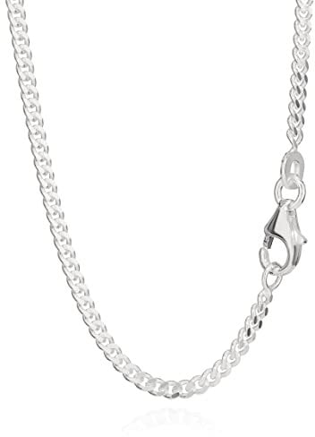 NKlaus 60cm Panzerkette 925 Silber elegante Halskette Breite: 2,0mm Collier 7,07g schwer 5019