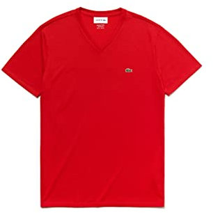 Lacoste Herren TH6710 T-Shirt, Rouge, M