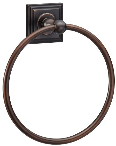Designers Impressions Aurora Series Oil Rubbed Bronze Towel Ring