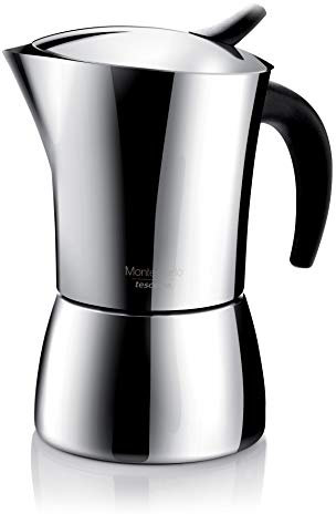 Tescoma 647106 Monte Carlo Caffettiera, 6 Tazze, Acciaio Inossidabile