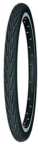 Michelin City.J Cubierta Rígida, Rennradreifen City'J, 32-540 (24X1 3/8X1 1/4), Schwarz/Weiãÿ, FA003466041, Negro, 32-540 (24X1 3/8X1 1/4)