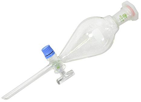 Hecht Assistent® Ölabscheider ❀ 100 ml ❀ Scheidetrichter ❀ konisch zulaufend ❀ auch für Hydrolate und ätherische Öle