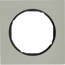 Marco 1E, R.3, acero/negro, brillo