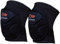 EVO Fitness Knee Pads Brace Support Elasticated Work Knee Protector Guards Cycling Skating MMA Volleyball Martial Arts Kick Boxing Muay Thai Wrestling Protection (Large/XL)