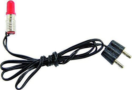 Unbekannt Krippenzubehör LED mit Kabel und Stecker E5, rot, Länge 50cm