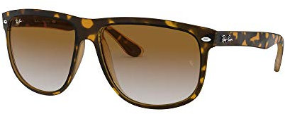 Ray-Ban Herren Rb4147 710/51 Sonnenbrille, Braun (Gestell: Havana, Gläser: Hellbraun Verlauf 710/51), XL EU