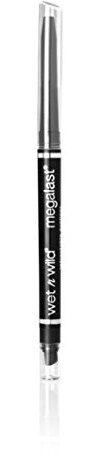 wet n wild Megalast Retractable Eyeliner, Blackest Black, 0.005 Ounce by Wet 'n Wild