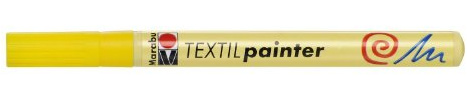 Marabu Textil Painter Pen (1-2mm Tip) - 019 Yellow