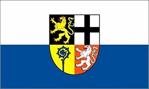 U24 Aufkleber SAAR-Pfalz Kreis Flagge Fahne 12 x 8 cm Autoaufkleber Sticker
