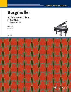 25 LEICHTE ETUEDEN OP 100 - arrangiert für Klavier [Noten / Sheetmusic] Komponist: BURGMUELLER FRIEDRICH aus der Reihe: SCHOTT PIANO CLASSICS