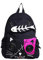 Lautsprecher Rucksack Tasche von Banned Apparel Kitty Ohren AUX universell 3.5mm Jack - Rose, Standard