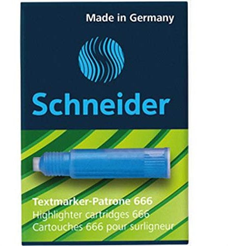 Schneider Nachfüllpatrone blau/3St.Textmarker MAXX-115 brillant-190