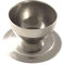 Calder Inox Portauovo 18/10, Diametro 4,5 cm, Altezza 4 cm, Confezione da 6 Pezzi, Argento, Taglia Unica