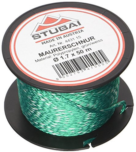 Stubai 443115 Maurerschnur auf Spule Ø 1, 7 mm grün 50 m