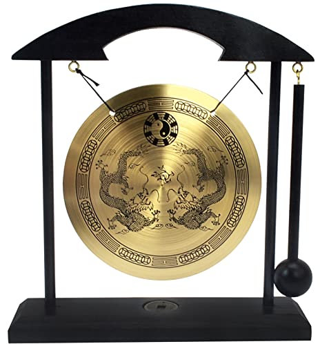 juanxian Zen Art Feng Shui Tisch-Gong aus Messing (H1302)