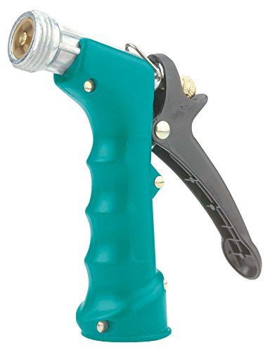 KERBL AKO 1573 Gilmour Abspritzbrause mit Kugelventil aus Kunststoff, 2-Port, Gewinde-Einlass, G-Stecker-Auslass, 1/2 Zoll (12.7 mm), Plastik-Gehäuse, Kugelventil, Ventil