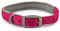 Ancol Viva Padded Soft Touch Dog Collar with Satin Buckle - Pink - Adjustable Weatherproof Comfortable Pet Neckband - 55-63cm Size 8