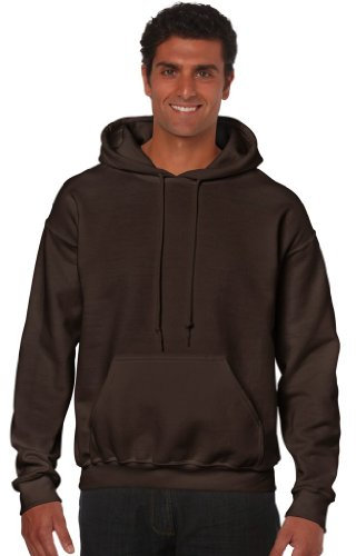Gildan - Unisex Kapuzenpullover 'Heavy Blend' , Dark Chocolate, Gr. S
