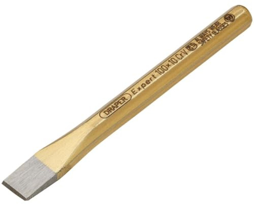 Draper 51538 Expert Octagonal Flat Cold Chisel, 10mm x 100mm , Blue