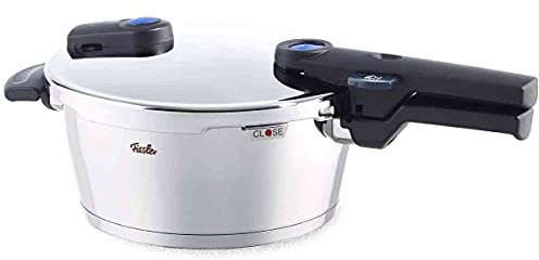 Fissler Vitaquick Olla a presión de 3,5 L y 22 cm de diámetro, acero inoxidable, 2 niveles de cocción, inducción