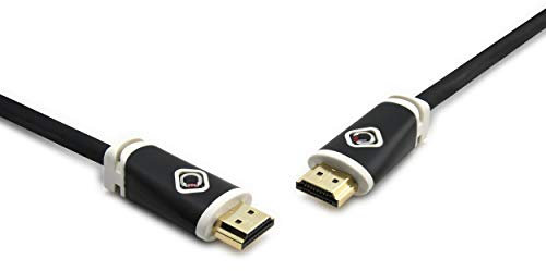 Oehlbach Easy Connect HS 075 - High Speed Ethernet HDMI KABEL - 4k Ultra HD 50/60Hz, 2160p, HDR, 3D, 18Gbit/s - OFC 75cm