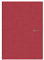 Fabriano Notizbuch, A4, Klammerheftung, kariert, Rot (5 Stück)