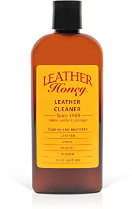 LEATHER Honey Lederreiniger, Premium-Lederreiniger für Kunstleder und Lederkleidung, Möbel, Autoinnenraum, Schuhe und Accessoires, muss Nicht verdünnt Werden, gebrauchsfertig, 236ml Flasche
