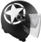 PREMIER Helm VANGARDE Star 9 BM,SCHWARZ/Weiss,M