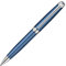 Caran d'Ache Kugelschreiber Léman Grand Bleu versilbert und rhodiniert in der Farbe Marineblau, 4789168, Blau, CD4789.168