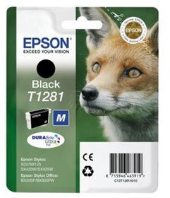 Epson T1281 - Druckerpatrone - Größe M - 1 x Schwarz