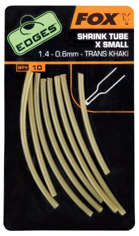 Fox Edges Shrink Tube Khaki XS 1,4-0,6