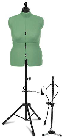 Adjustoform Verstellbare Schneiderpuppe Celine Deluxe 8-Teilige | Groß (L) [Größe EUR 48 bis 50]