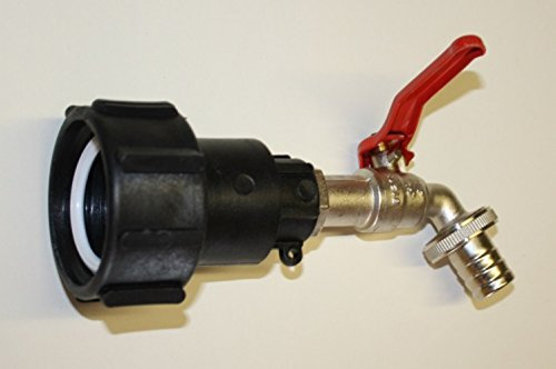 kleiner Ablasshahn mit Schlauchtülle 3/4 aus Metall