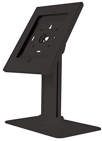 Pro Signal PSG91238 Support antivol sécurisé pour kiosque de comptoir, Table et Bureau pour iPad 2/3/4 et Air 1/2 Noir