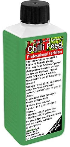 GREEN24 Fertilizzante liquido per peperoncino (Capsicum) per pomodori (solanum) HighTech NPK, radice, terreno, fogliare, fertilizzante - fertilizzante per piante