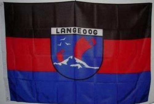 Fahne Langeoog Insel Langeoog Flagge Grösse 1,35x0,95m