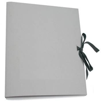 CREATIV DISCOUNT Sammelmappe aus Graukarton, DIN A2