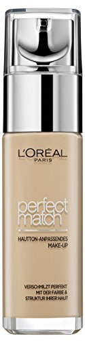L'Oréal Paris Perfect Match Foundation, flüssiges Make-Up, deckend und feuchtigkeitsspendend für einen natürlichen Teint - 2R/2C rose vanilla (30 ml)