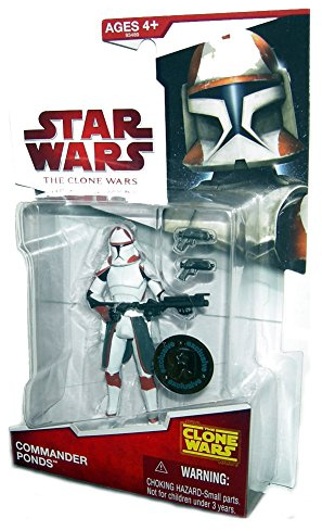 Hasbro Star Wars 2009 Clone Wars Animated Exclusive Action Figure Commander Ponds
