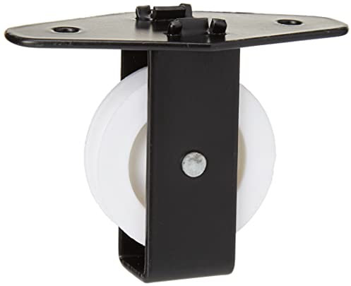 Merriway® BH02120 Single Upright Pulley with Wheel - Black