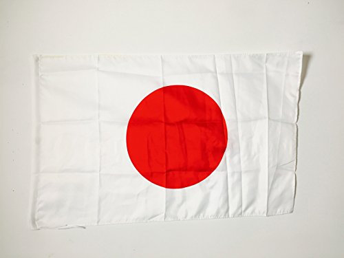 AZ FLAG Bandera de JAPÓN 90x60cm para un Palo - Bandera JAPONÉSA 60 x 90 cm Poliester Ligero