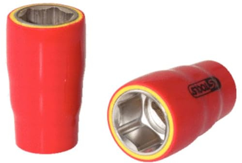 KS Tools 117.1210 1/2 Stecknuss mit Schutzisolierung, 10mm