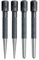 Eclipse Professional Tools 351W Set of 4 Round Head Center Punches 3.2mm (1/8) - 6.35mm (1/4) Point Diameter
