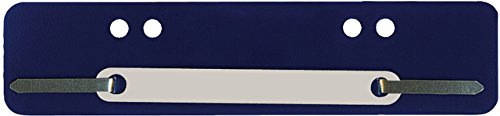 Staples Heftstreifen PP m.Kst.Deckl. blau 34x150mm 100 St