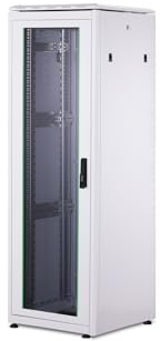 DIGITUS Netzwerkschrank - 19-Zoll Rack 36HE - 60x60 cm - Unique Serie - Traglast 800 kg - Nutztiefe 543 mm - Grau